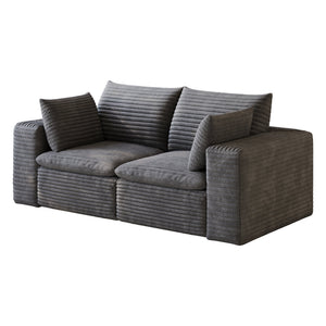 71" Cloud Sofa in Corduroy Fabric