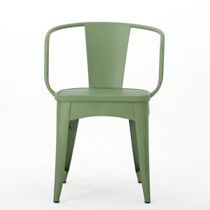 3 Piece Bistro Set With Table And 2 Chairs - Green