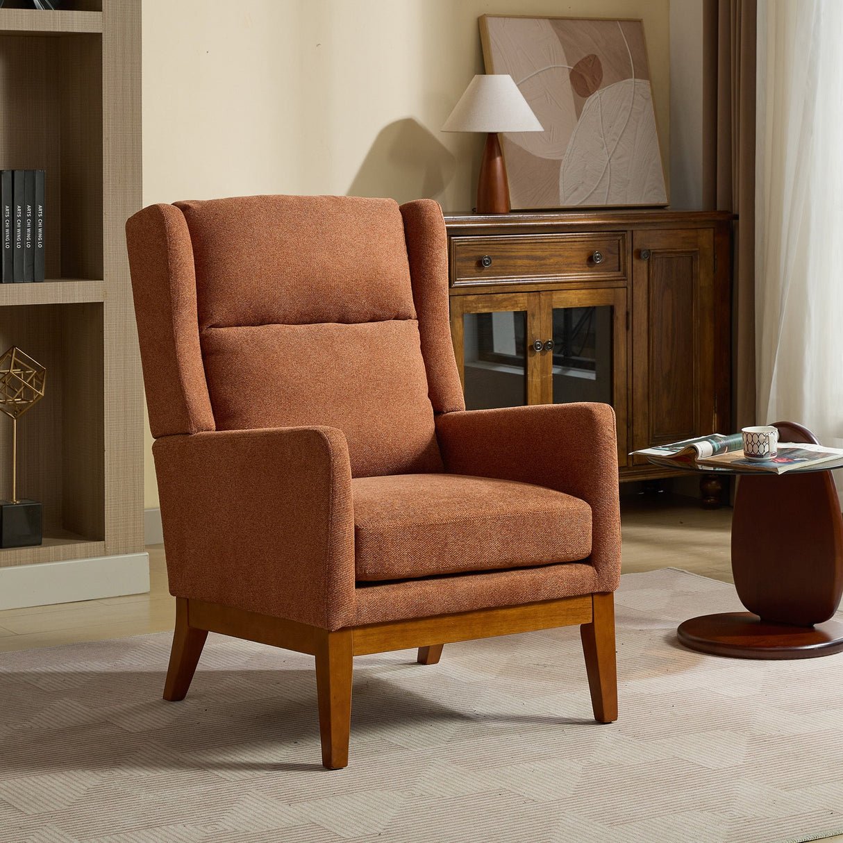 Milstead Wide Modern Accent Chair
