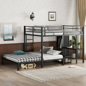 Queen Over Queen Size Bunk Bed Frame