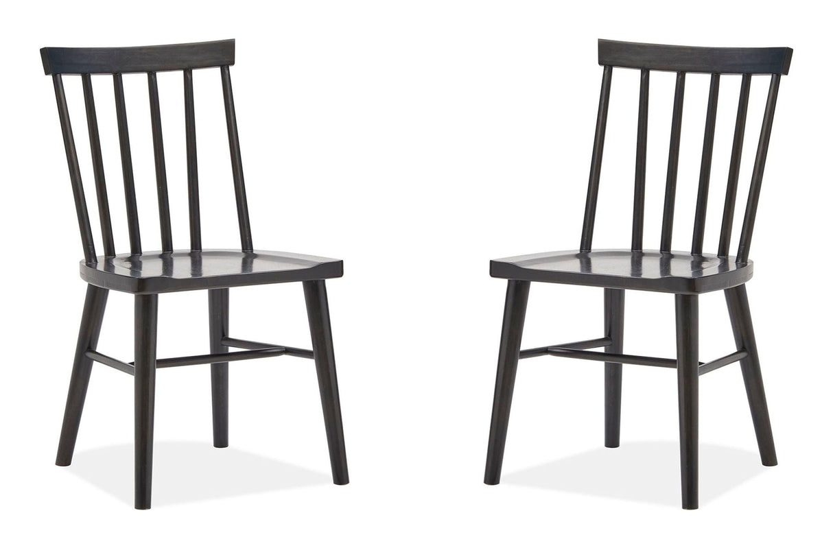 Lindon - Dark Dining Side Chair (Set of 2) - Dark Brown