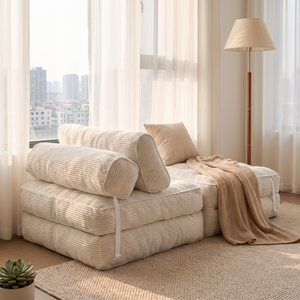 Folding Sofa Bed - Convertible Sleeper Chair with Pillow