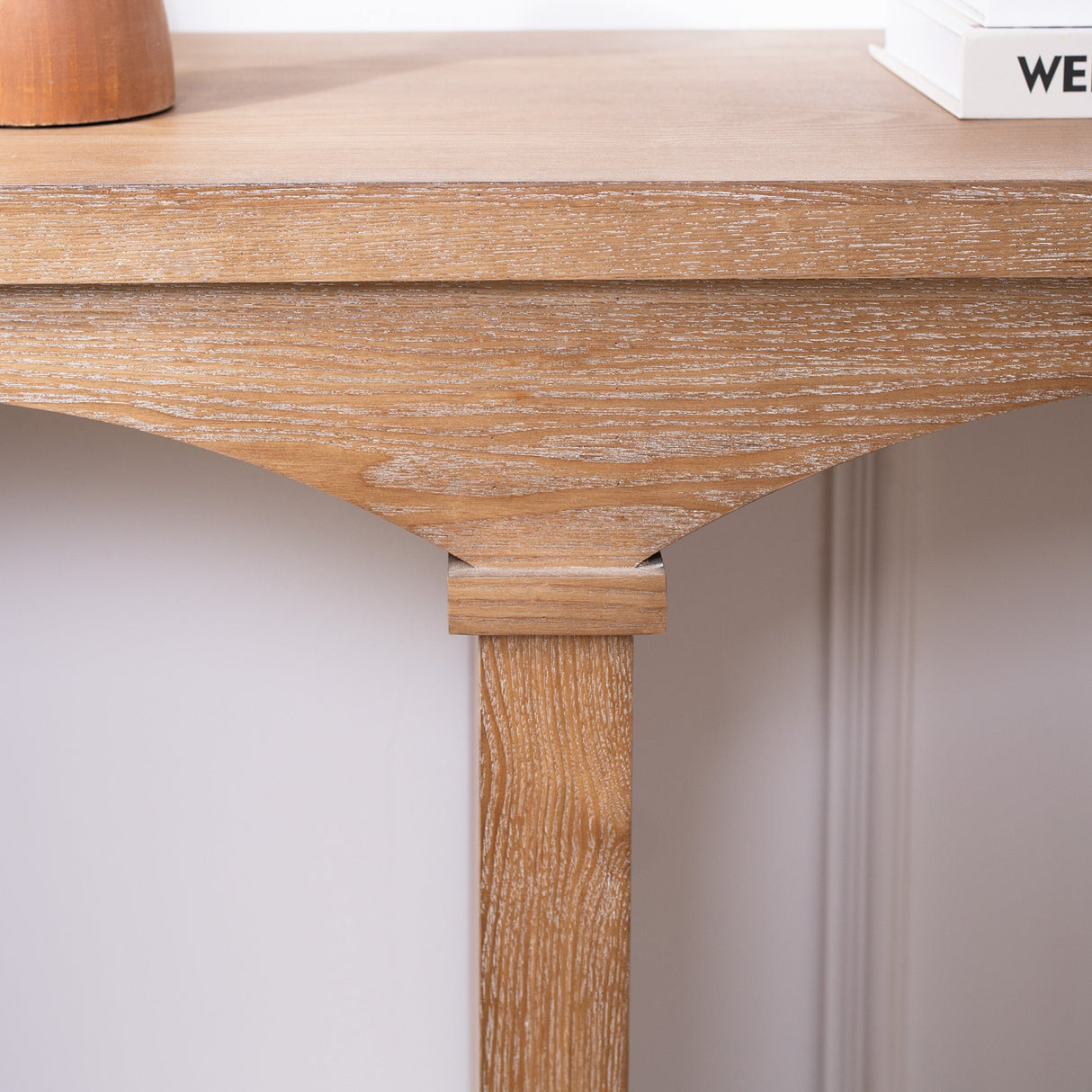 Rustic Archway Console Table – 60" Long Entryway Table with Decorative Arched Legs
