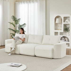 Chenille Sofa for Living Room - 109" Large Modern 3-Seater