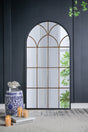 34x65.5'-Arched-Full-Length-Mirror-with-Black-and-Gold-Windowpane-Design-Mirrors