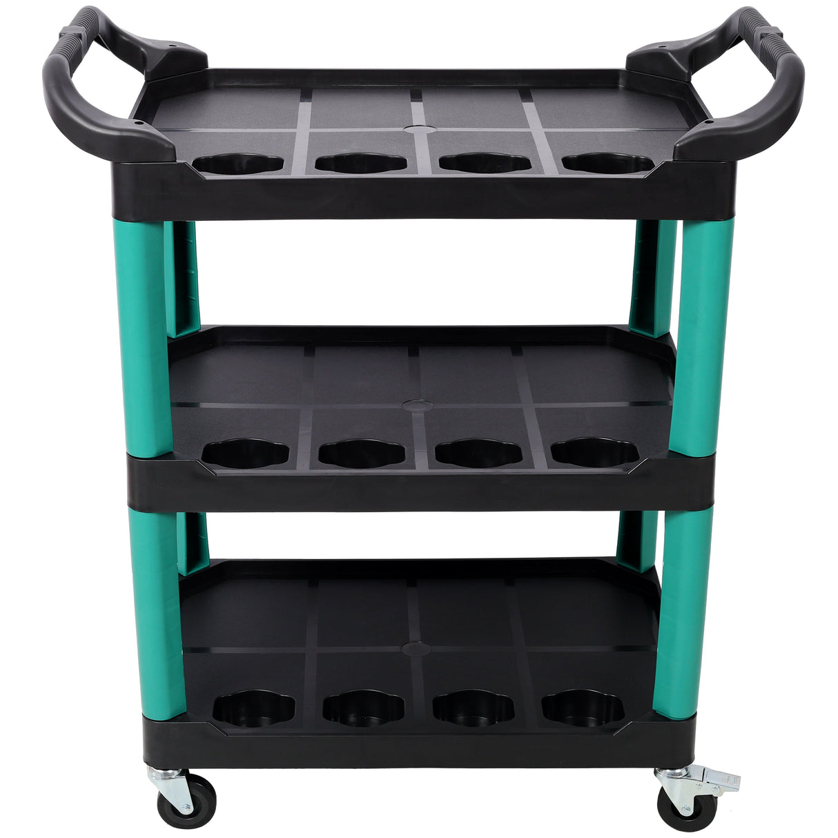 3 Tier Rolling Auto Detail Cart With Wheels