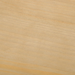 X-Frame Console Table, Angled Cross Leg Design, Rounded Edges - Natural
