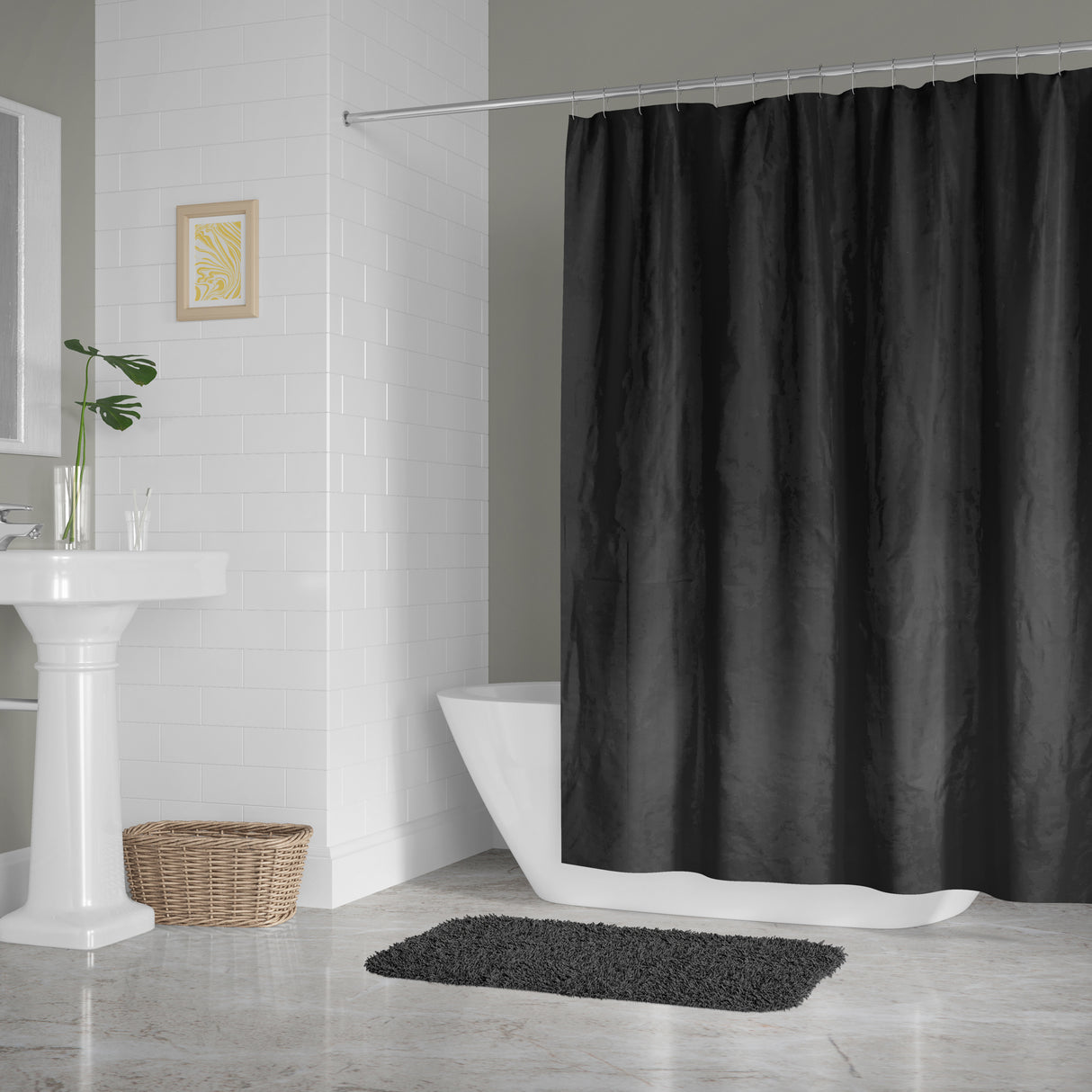 DII Shower Curtain Liner, 70x72-inches