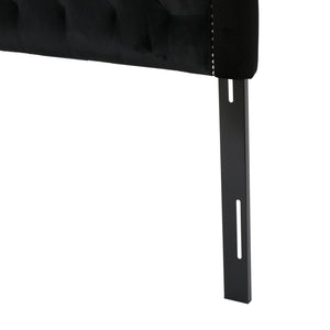 Kaarina - Contemporary Tufted Fabric Headboard
