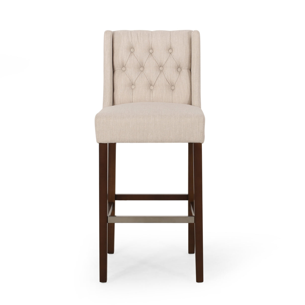 Modern Minimalist Metal Leg Bar Stool