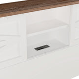 3-Piece Full Size Farmhouse Platform Bed Set with Storage