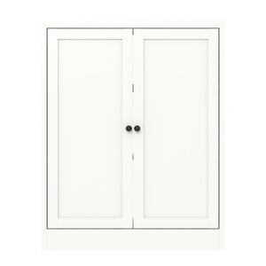 Pantry Cabinet With Adjustable Shelves Freestanding Kitchen Storage Organizer - White