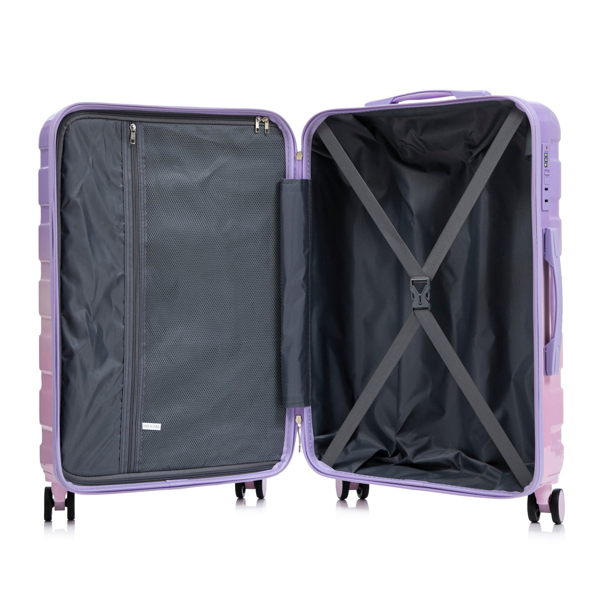 3-Piece PC Spinner Wheel Luggage Set