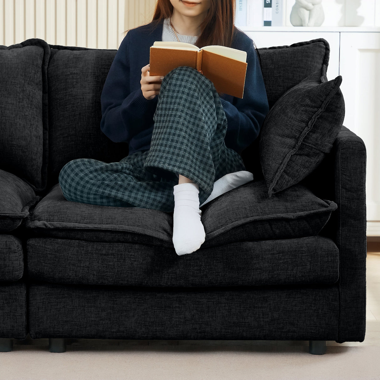 Modular Sectional Sofa - 102 Inch L Shaped Couch Set