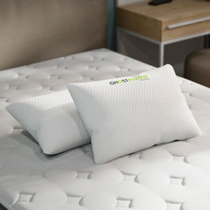 Ghostpillow Shredded Customizable Soft Fluffy Gel Memory Foam & Siliconized Pillow