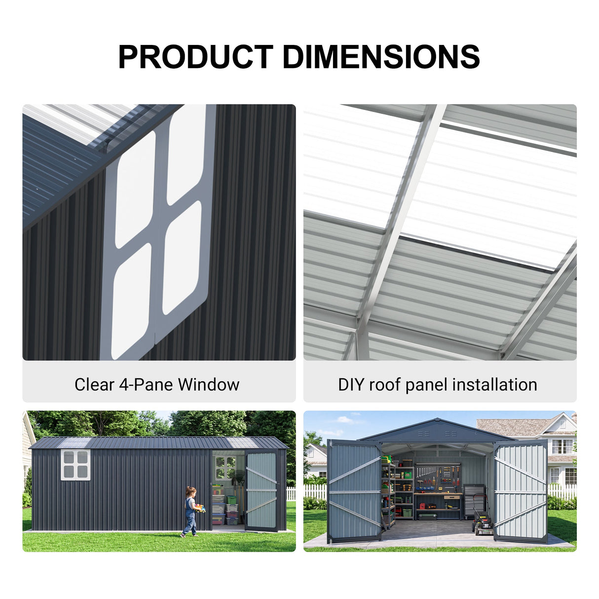 Outdoor Storage Shed 20x10 FT