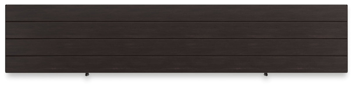 Darborn - 88" TV Stand With Electric Infrared Fireplace Insert - Gray / Brown