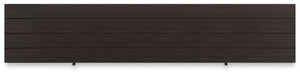 Darborn - 88" TV Stand With Electric Infrared Fireplace Insert - Gray / Brown