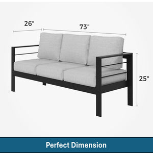 Outdoor Patio Set With All-Weather Thick Cushions