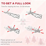 Artificial Pencil Christmas Tree Slim Design with Easy Setup