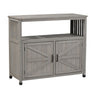 Patio Bar Table Set With Storage