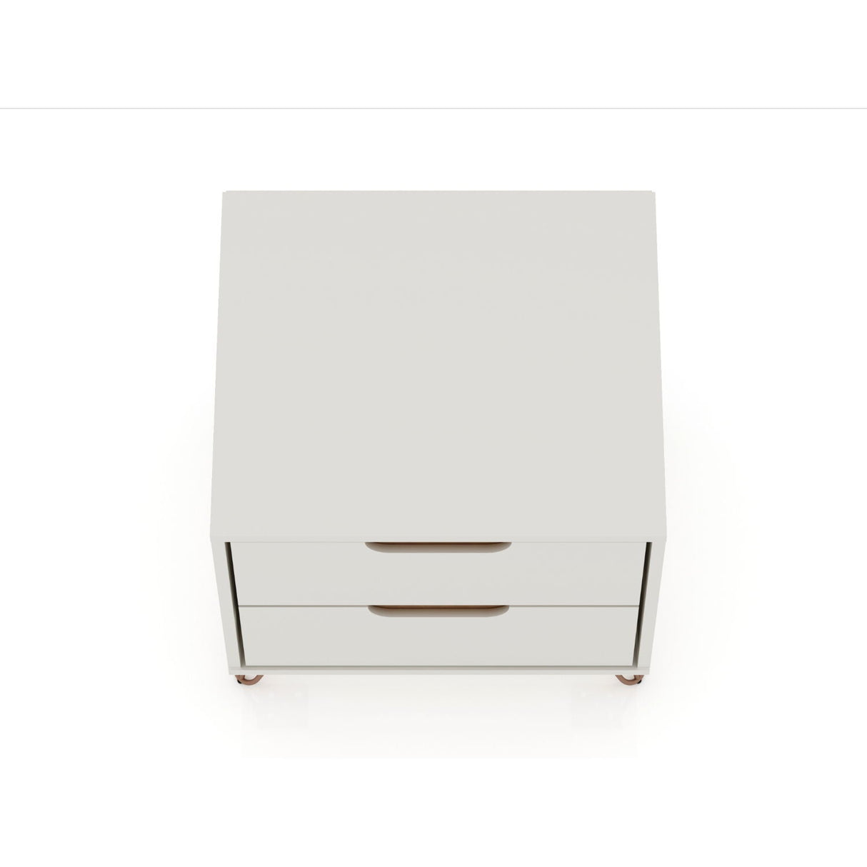 Rockefeller - Nightstand With 2 Drawers - Off White