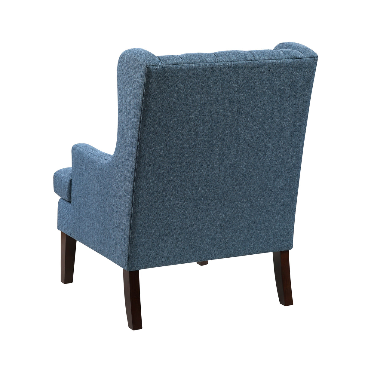 Button-Tufted Upholstered High Back Accent Chair