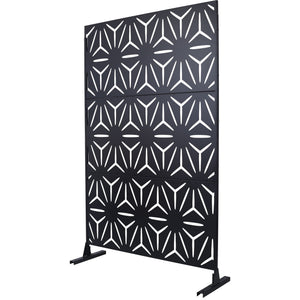 Outdoor & Indoor Metal Privacy Screen, Freestanding Decorative Panels