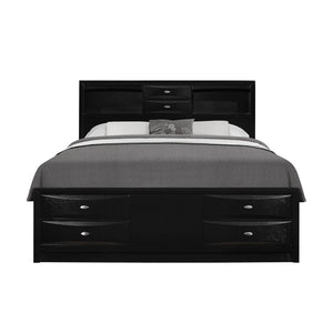 Lucille - Bed With Storage And Bookcase Headboard