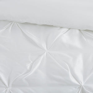 7 Piece Tufted Comforter Set White