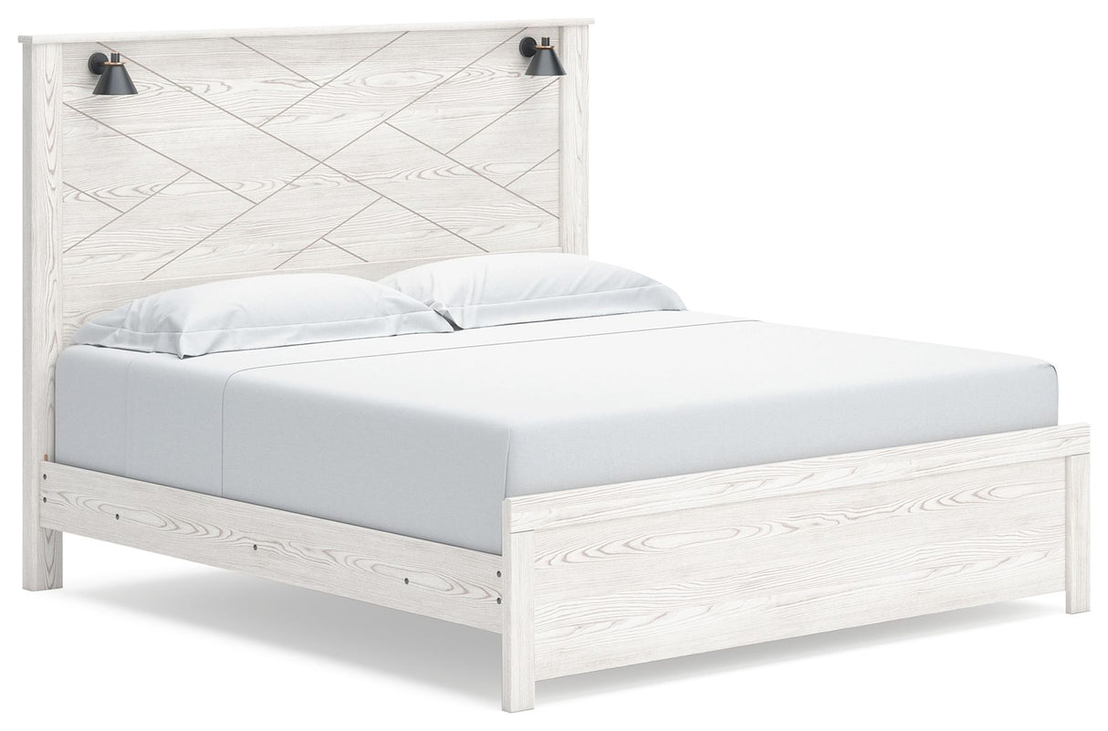 Gerridan - Panel Bedroom Set With Sconces