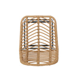 Sawtelle outdoor wicker barstools (set of 2)