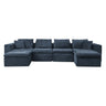 Modern Minimalist Cloud Sectional Couch With Comfy Chaise, U Shaped Modular Sofa