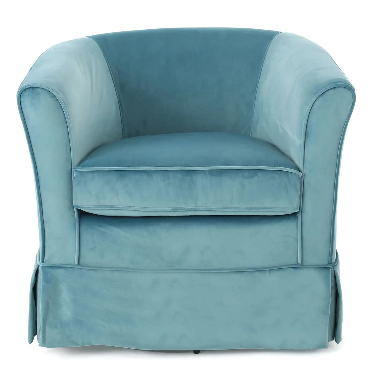 Zeniqua Upholstered Swivel Chair With Loose Cover