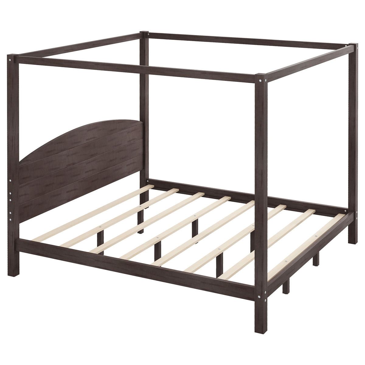 anopy Platform Bed With Headboard And Support Legs