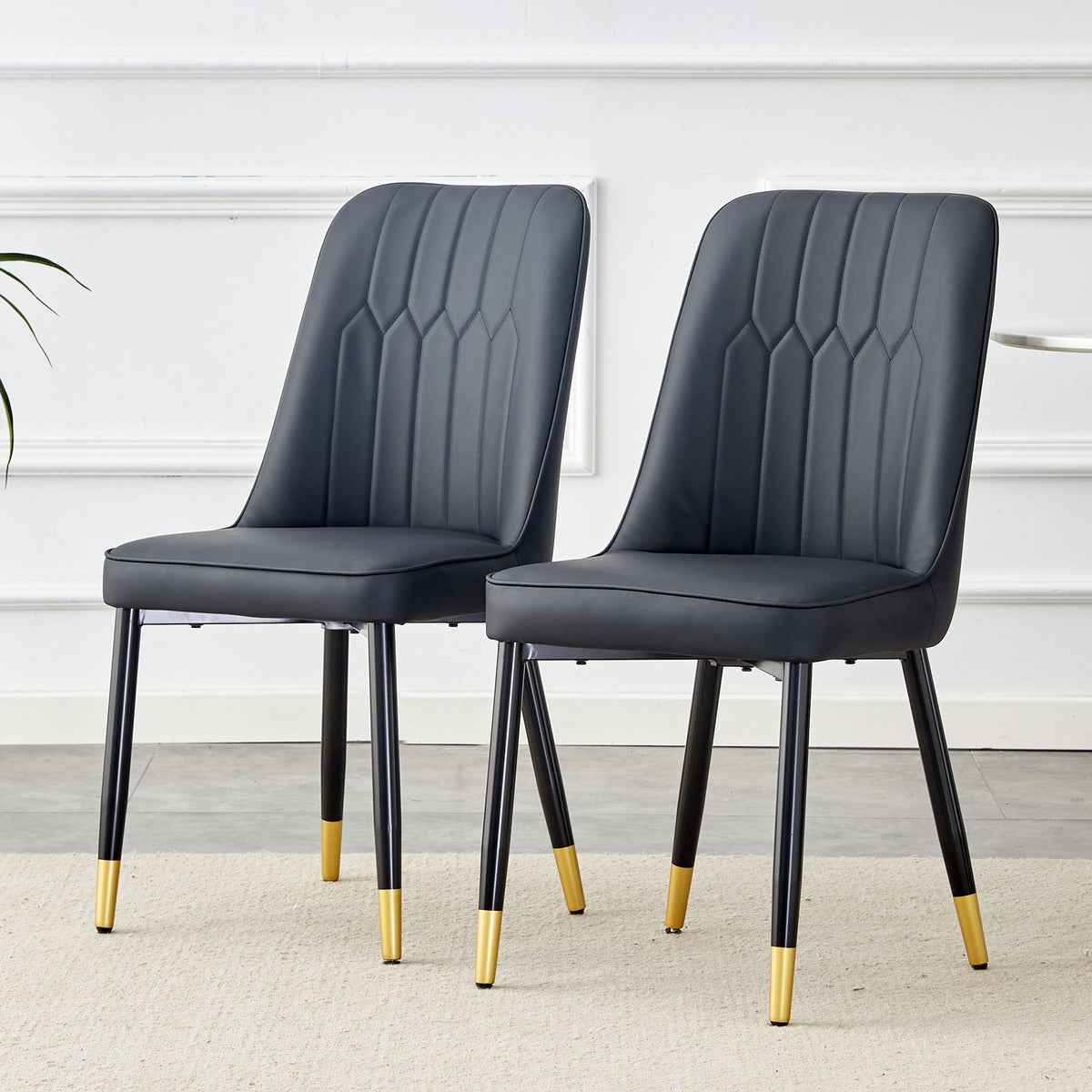 Modern Chair With Metal Legs