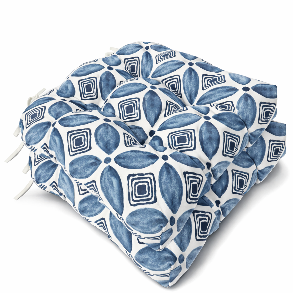 Outdoor Chair Cushions Set of 2, 19 x 19 x 4 Inch
