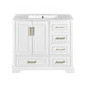 Traditional Bathroom Vanity With Soft Close Doors And Drawers