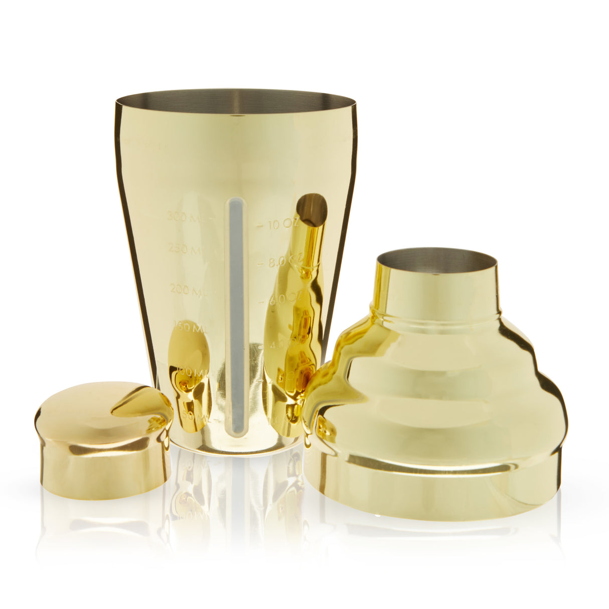 Belmont Measured Cocktail Shaker in Gold Viski®