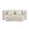 Modern Floor Sofa With 4 Pillows