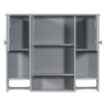 Wall Mounted Bathroom Storage Cabinet With Mirror, Medicine Cabinet With Towel Bar