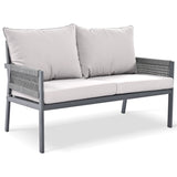 K&K 4-Piece Rope Patio Furniture Set