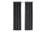 2 Pieces Set Room Darkening Curtain Panels with Grommet - Contemporary Style