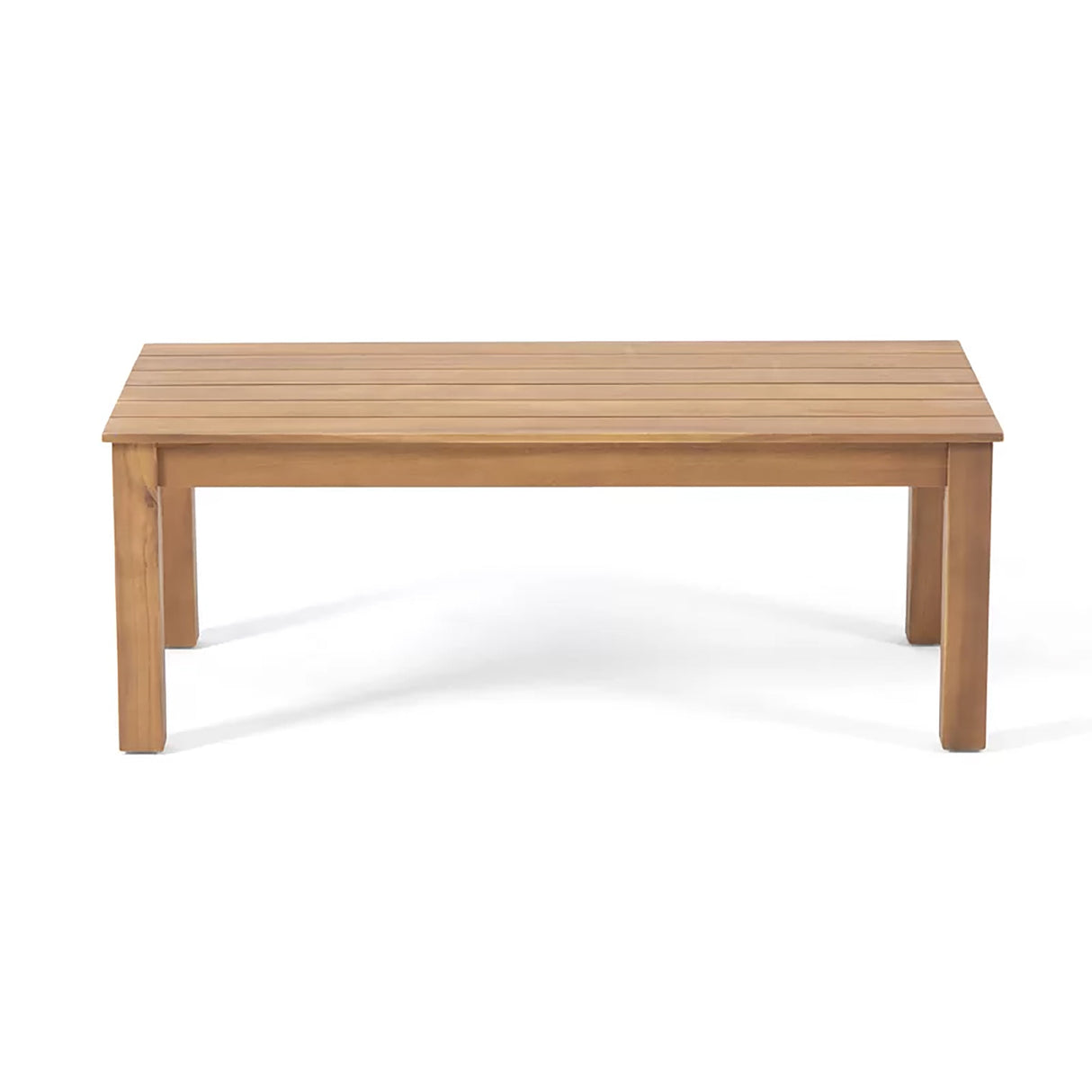 Avacyn Outdoor Acacia Wood 4-Seater Chat Set with Cushions