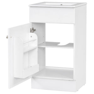 Bathroom Vanity With Sink, Cabinet With Adjustable Shelf