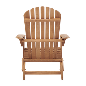 Outdoor Wooden Folding Adirondack Chair Set of 2
