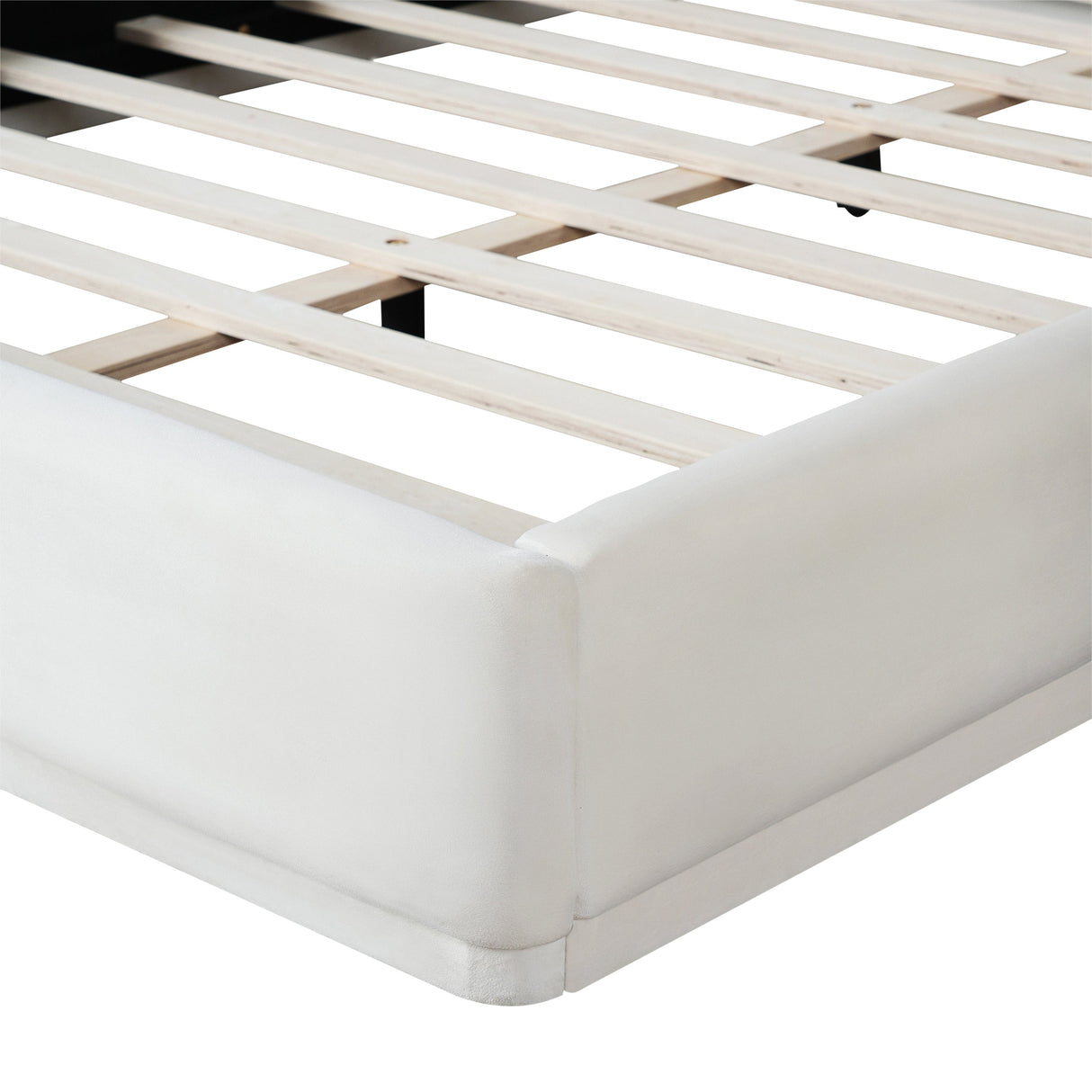 Soft and Comfortable Upholstered King Size Bed