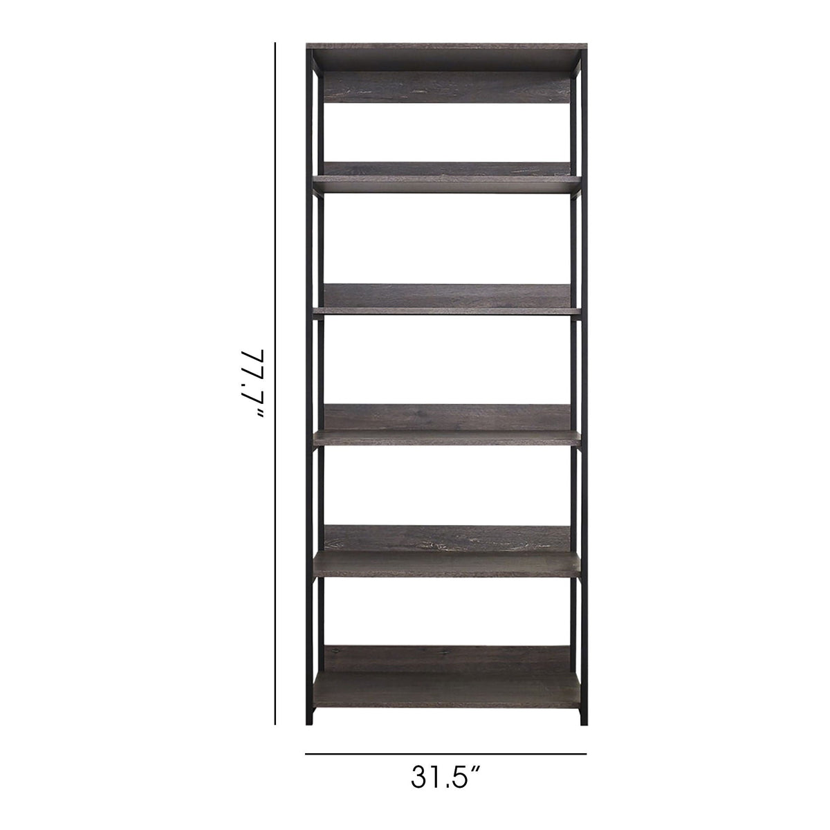 Monica - And Walk-In Closet With 5 Shelves Construction - Gray