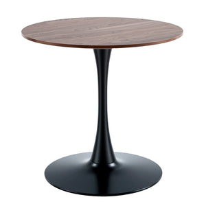Mid-Century Tulip Dining Table with Round Top and Pedestal Base - Multiple Colors