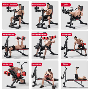 Multi-Functional Adjustable Weight Bench